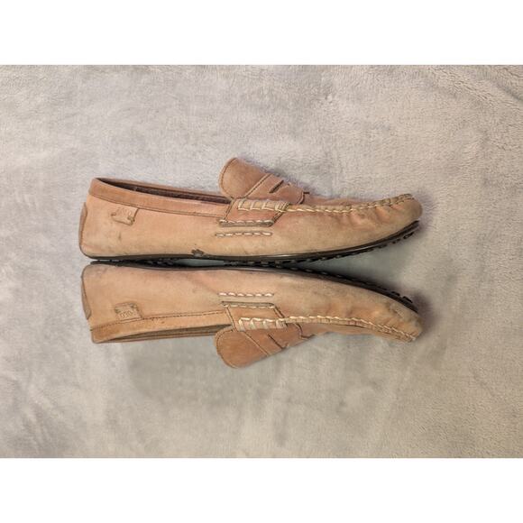 Polo Ralph Lauren Wes Men\'s Size 10.5 Tan Leather Driving Moccasin Penny Loafers main image 6